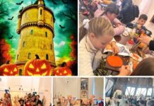 ATELIER DE CREAȚIE DE HALLOWEEN, LA CASTELUL DE APA DIN DROBETA TURNU SEVERIN